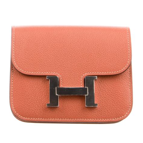 hermes silk in short wallet price|hermes constance slim wallet.